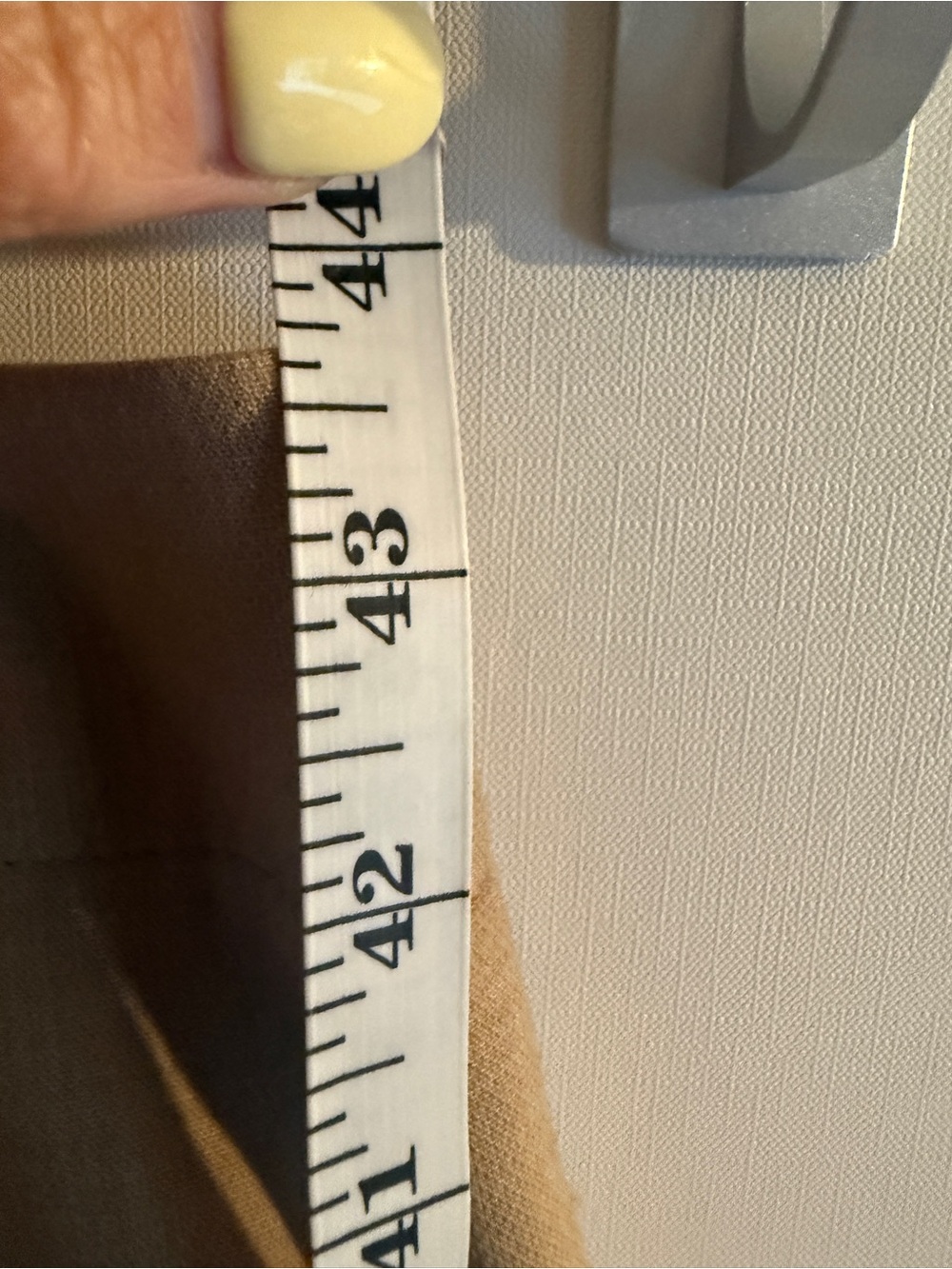 Maeve Anthropologie NWT Wide Leg Trouser Pants Beige High Rise Pleated Size 14 - Picture 8 of 10